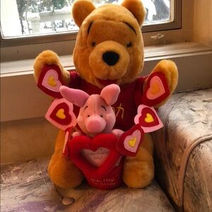 Winnie the Pooh Valentine's Plush with Piglet